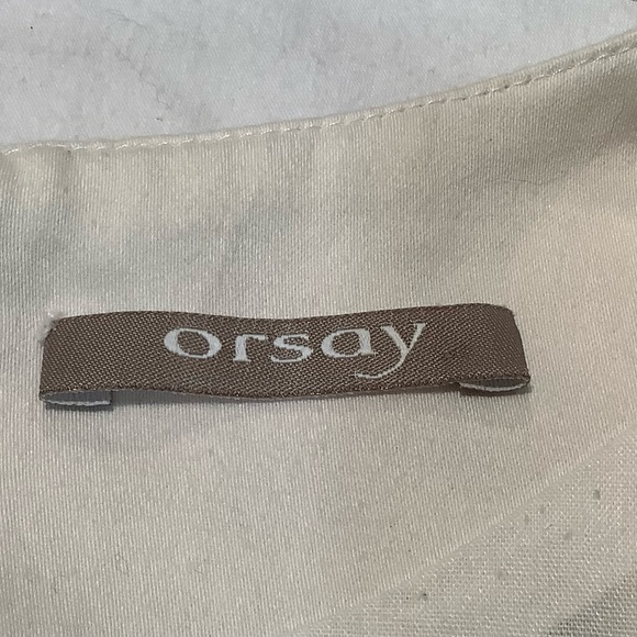 Beautiful Orsay floral line party cotton blend tea dress size EUR 36/SLO 38 - Picture 6 of 8